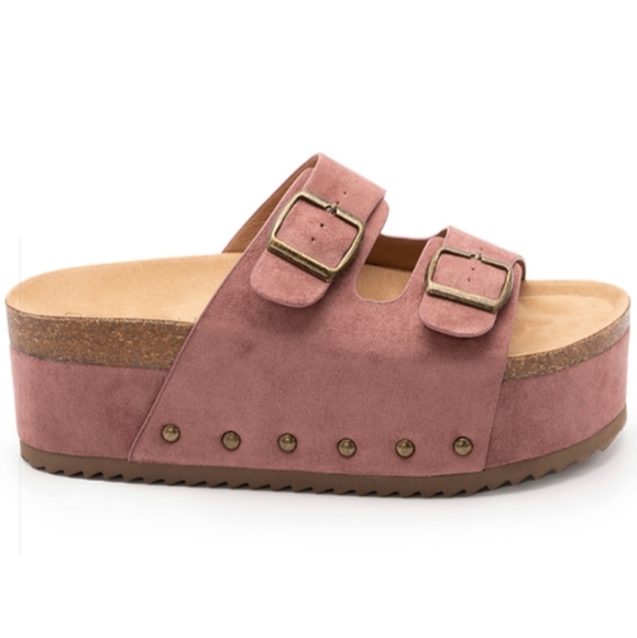 corky's platform sandals